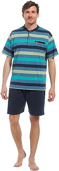 Robson Pyjama Herren Shorty Schlafanzug (2 tlg) Baumwolle günstig online kaufen