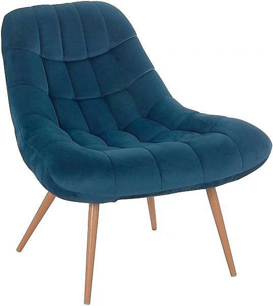SalesFever Relaxsessel, mit XXL-Steppung, mit schwarzen oder naturfarbenen günstig online kaufen