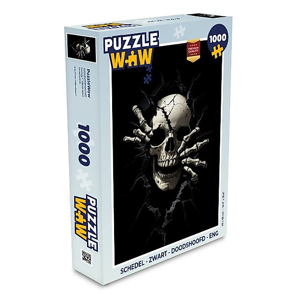 MuchoWow Puzzle Totenkopf - Schwarz - günstig online kaufen