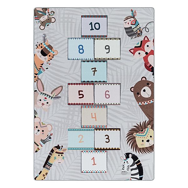 Ayyildiz Kinderteppich Play 2903 Grau 120 cm x 170 cm günstig online kaufen