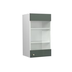 Vicco Glashängeschrank Fame-Line, Grün-Gold Landhaus/Weiß, 40 günstig online kaufen