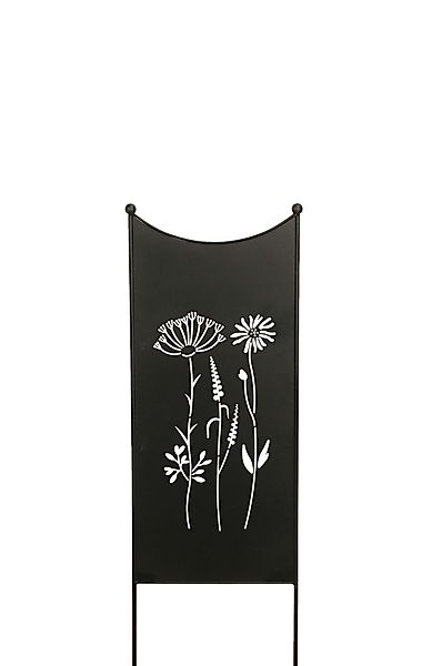 finehomegarden Gartenstecker Stele Metall Wildblume Sichtschutz günstig online kaufen
