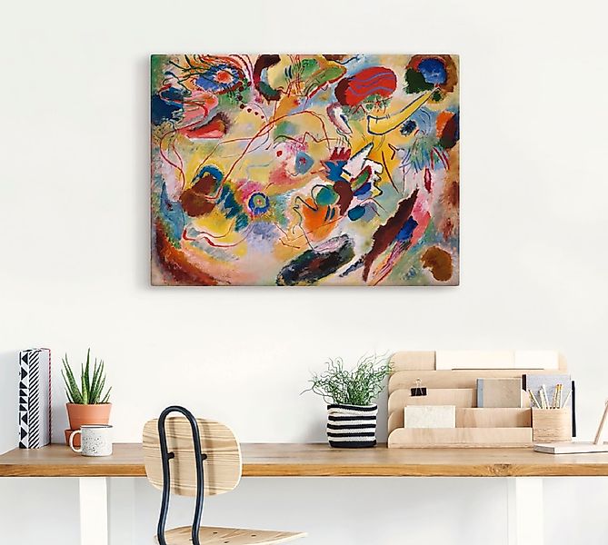 Artland Leinwandbild »Studie Komposition VII«, Gegenstandslos, (1 St.), auf günstig online kaufen