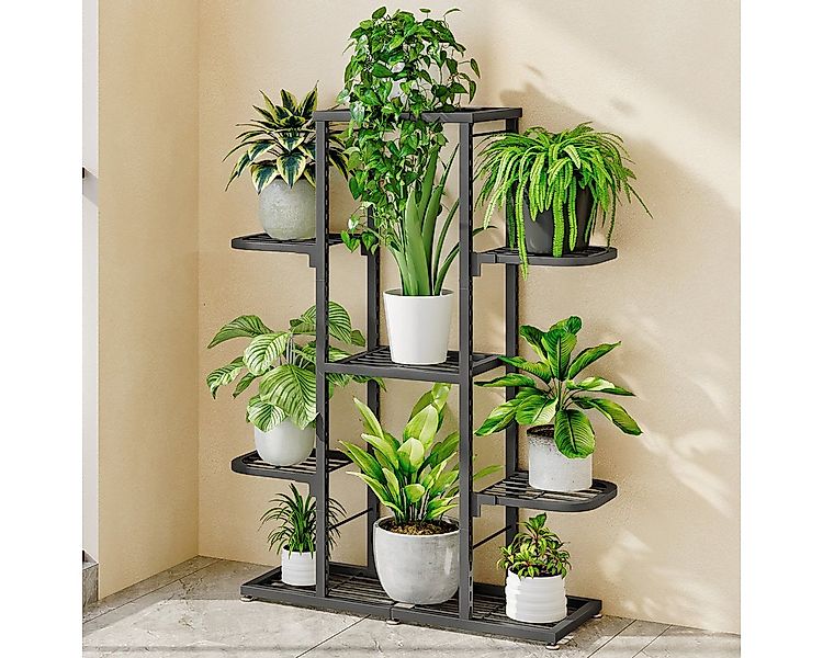 GarveeMore Blumenständer Pflanzenständer, Metall abgestufter Blumenständer günstig online kaufen