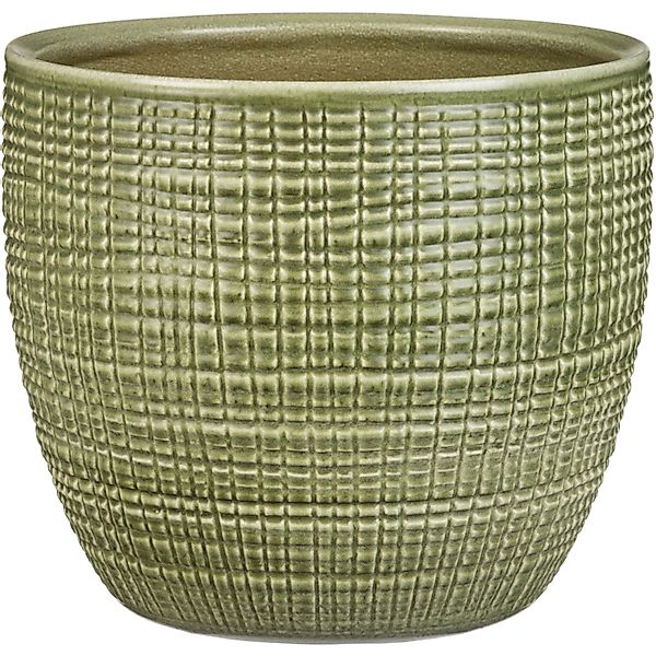 Scheurich Blumentopf Scheurich Übertopf Serie 866 Ø 16 x 14 cm kaki günstig online kaufen