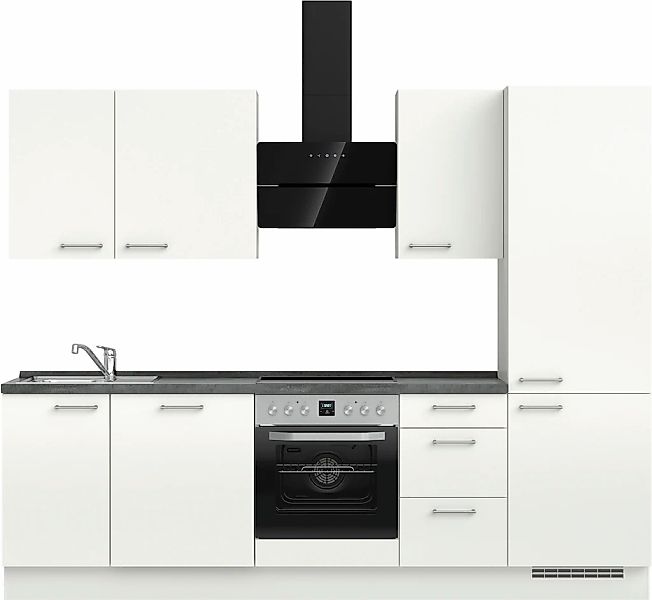 nobilia Küchenzeile ""Laser II", Ausrichtung wählbar, Breite 270 cm" vormon günstig online kaufen