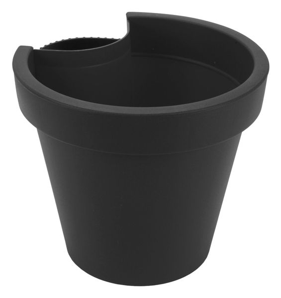 Spetebo Blumentopf Kunststoff Blumentopf für Regenrohr günstig online kaufen
