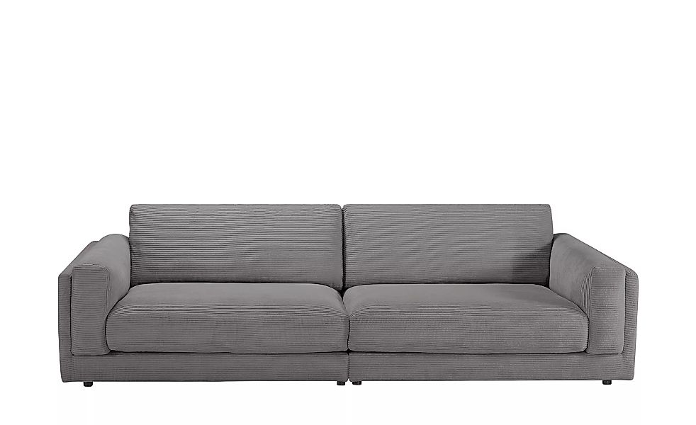 Jette Home Big Sofa aus Cord Roomy ¦ grau ¦ Maße (cm): B: 294 H: 85 T: 150 günstig online kaufen