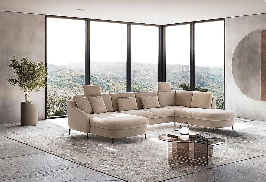 sit&more Wohnlandschaft »Soul U-Form«, wahlweise mit Bettfunktion und Bettk günstig online kaufen
