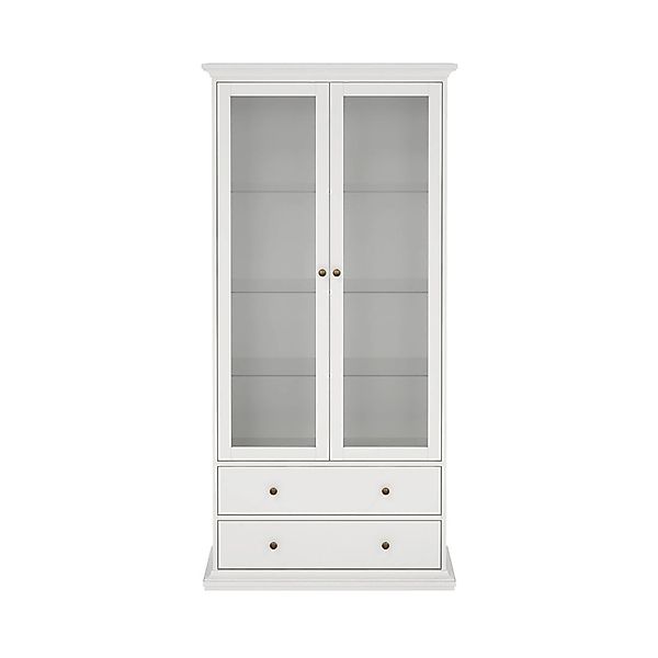 ebuy24 Venedig Vitrinenschrank 2-Türig mit 2 Schubladen Breite 97 cm Höhe 2 günstig online kaufen