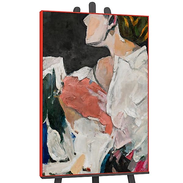 YS-Art Gemälde Abstrakte Silhouette, Abstraktion, Leinwandbild günstig online kaufen