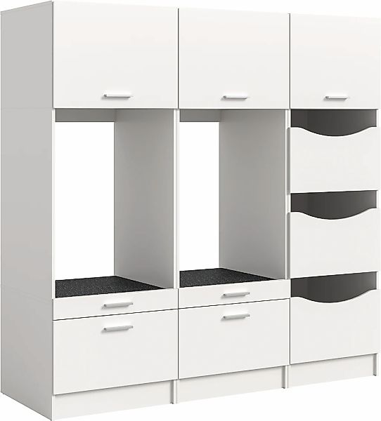 welltime Badmöbel-Set "FALAS, TOPSELLER, 4-teilig, Hauswirtschaftsraum Set, günstig online kaufen