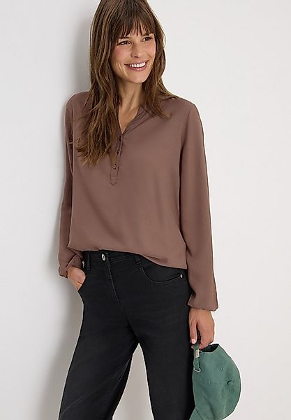 CECIL Langarmbluse mit elastischem Bund günstig online kaufen