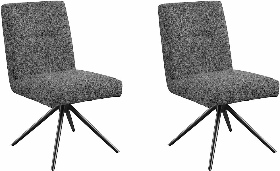 set one by Musterring Esszimmerstuhl "Tracy" () 2er-Set, Stativgestell schw günstig online kaufen