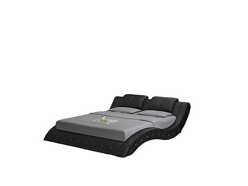 JVmoebel Bett Luxus Leder Bett mit USB Polster Betten Doppel Modernes Ehe ( günstig online kaufen