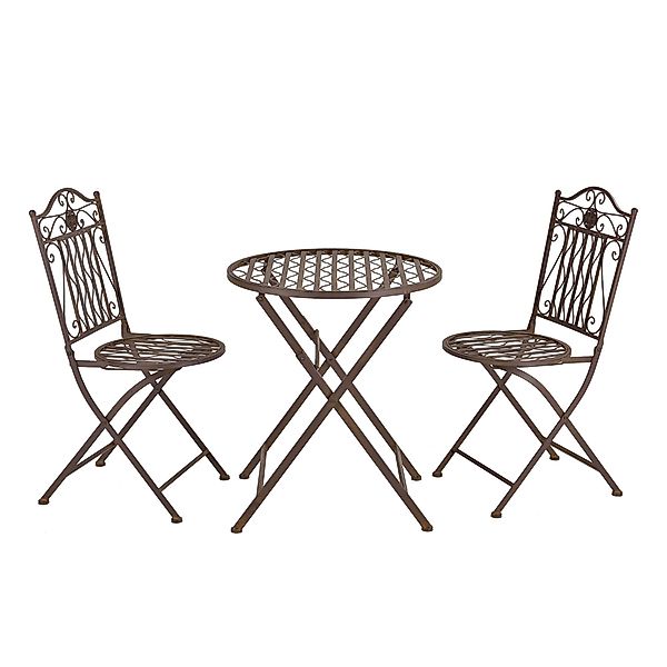 en.casa Balkonset, (3-tlg., Tisch mit 4 günstig online kaufen