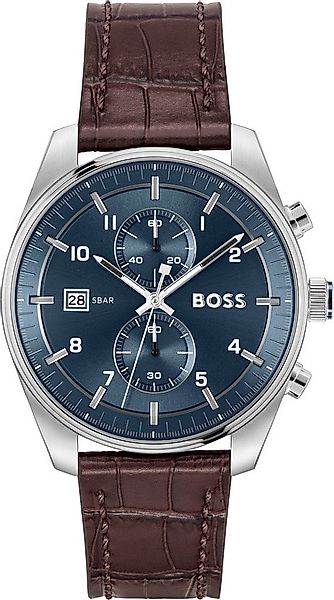 BOSS Chronograph SKYTRAVELLER 1514194, Quarzuhr, Armbanduhr, Herrenuhr, Led günstig online kaufen