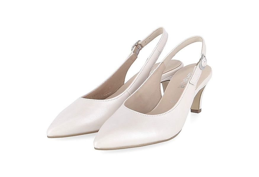 Gabor Gabor 81.590.61 Damen Glattleder weiss Slingpumps günstig online kaufen
