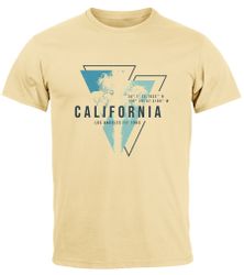 Neverless Print-Shirt Herren T-Shirt California Los günstig online kaufen