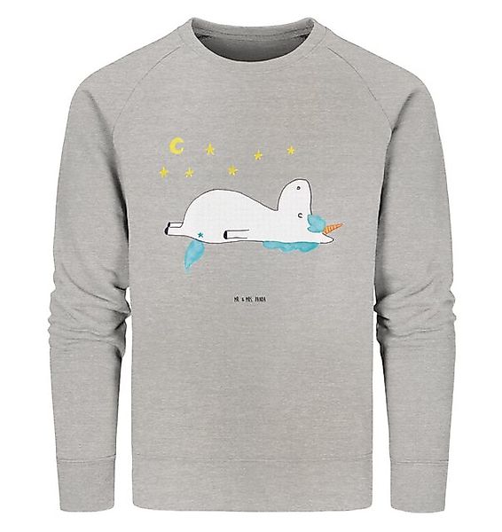 Mr. & Mrs. Panda Longpullover Einhorn Sternenhimmel Größe L - Heather Grey günstig online kaufen