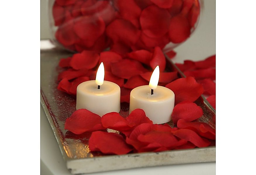 Deluxe Homeart LED-Kerze LED Teelichter Mia flackernd inkl. Batterien D: 4, günstig online kaufen