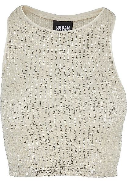 URBAN CLASSICS Muskelshirt Urban Classics Ladies Sequins Cropped Top (1-tlg günstig online kaufen