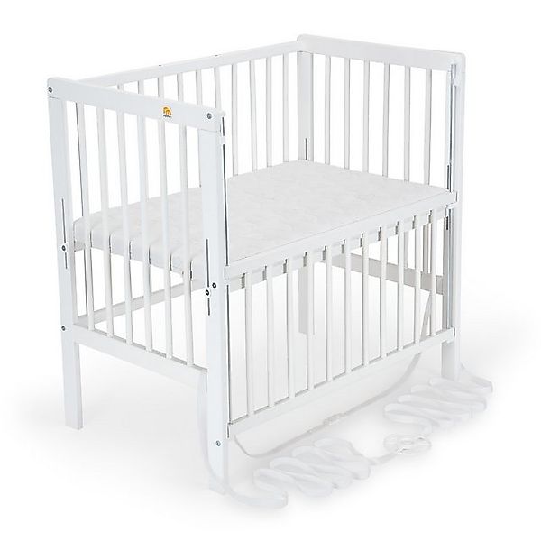 FabiMax Beistellbett Flex weiß, 2in1, Beistellbett und Stubenbettchen in Ei günstig online kaufen