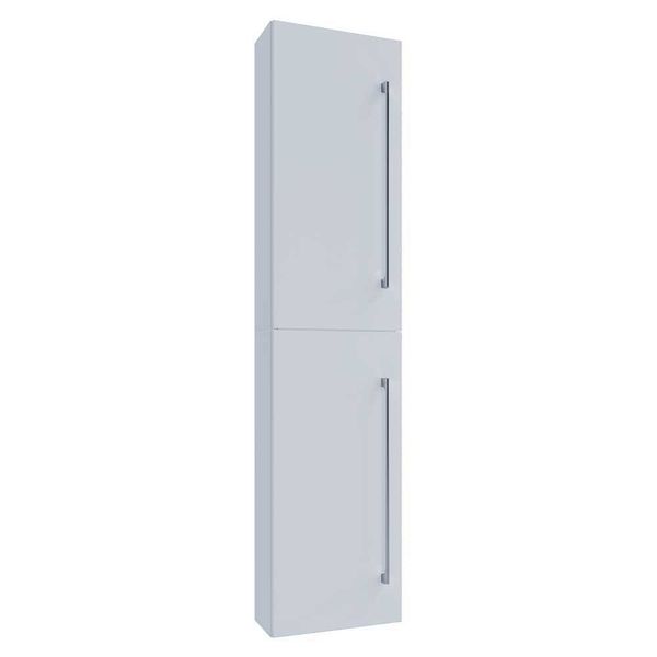 Badmöbel Set hängend weiss in modernem Design 150 cm hoch (vierteilig) günstig online kaufen