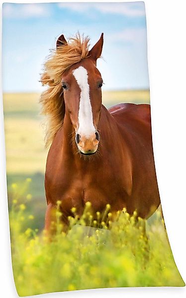 Herding Badetuch Pferd, Frotteevelours (1-St), mit günstig online kaufen