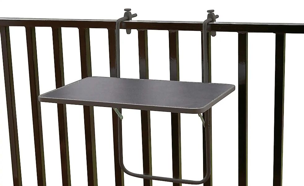 Balkon-Hängetisch   ¦ grau ¦ Maße (cm): B: 40 Garten > Gartenmöbel > Garten günstig online kaufen