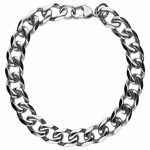 Jacques Charrel Armband "Panzerarmband Look, Edelstahl" günstig online kaufen