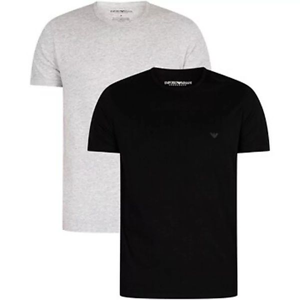 Emporio Armani  Pyjamas/ Nachthemden 2er-Pack Lounge-T-Shirts aus reiner Ba günstig online kaufen