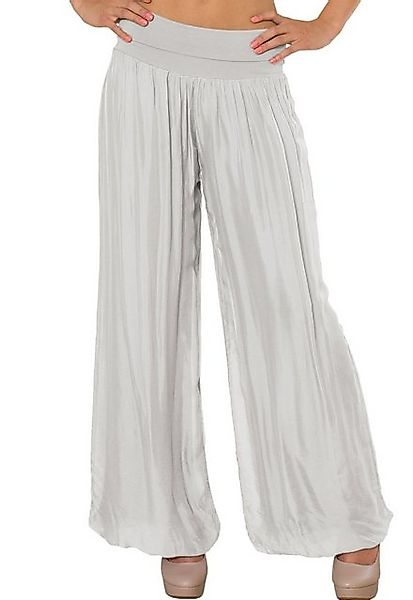 Caspar Palazzohose KHS010 elegante Damen Hose mit Seidenanteil und hohem St günstig online kaufen