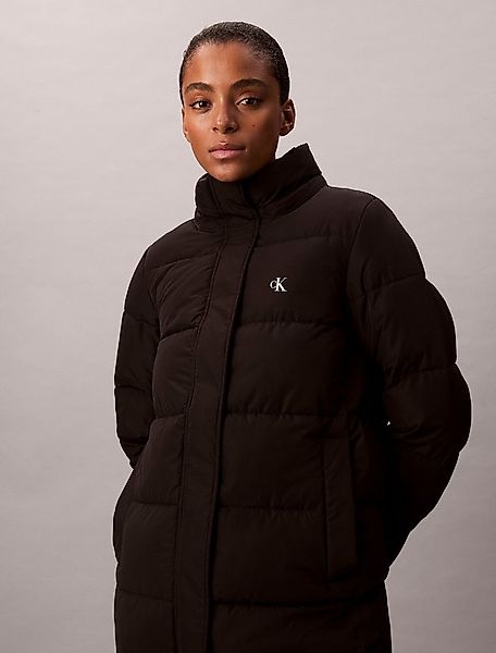 Calvin Klein Jeans Steppmantel abnehmbare Kapuze, kastige, lange Passform, günstig online kaufen