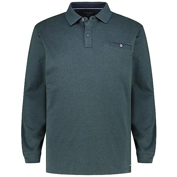 CASA MODA Pflegeleichtes Stretch-Poloshirt Farbe grasgrün Größe: 6XL günstig online kaufen