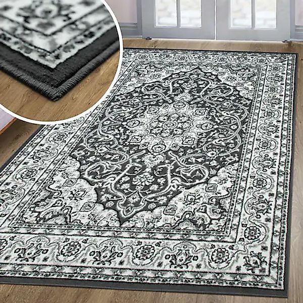 my home Teppich »Miane«, rechteckig, 8 mm Höhe, Orient-Design, Fußbodenheiz günstig online kaufen
