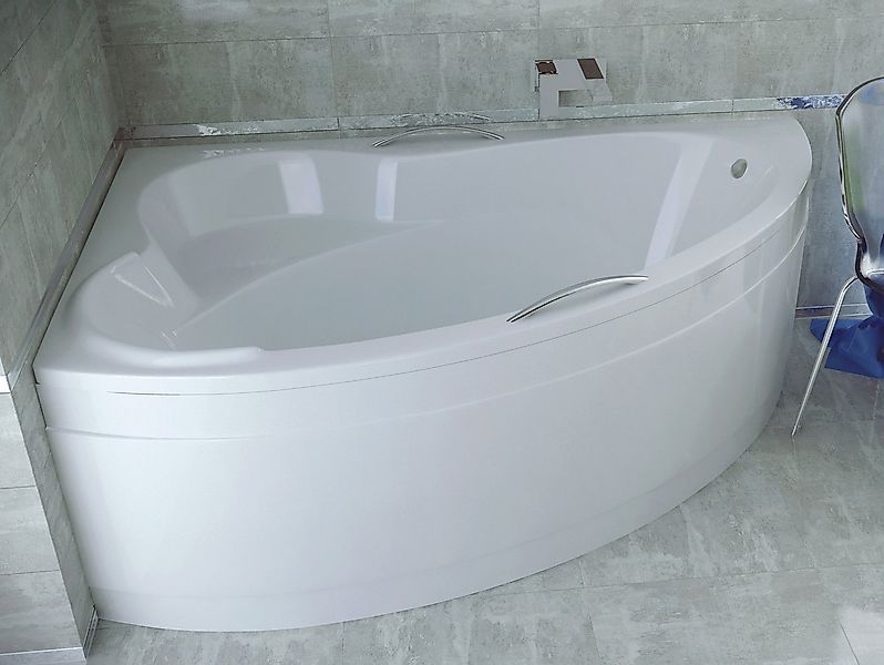 KOLMAN Badewanne Eckbadewanne Ada 140x90, (Links/Rechts), Ablaufgarnitur & günstig online kaufen
