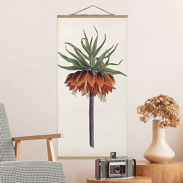 Stoffbild Blumen mit Posterleisten - Hochformat Gartenschönheit II günstig online kaufen