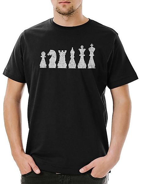 Urban Backwoods Print-Shirt Chess II Herren T-Shirt Schachmatt Schach cChec günstig online kaufen