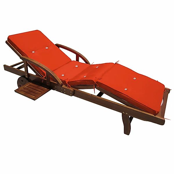 Auflage Sunlounger Orange 195x55x5cm günstig online kaufen