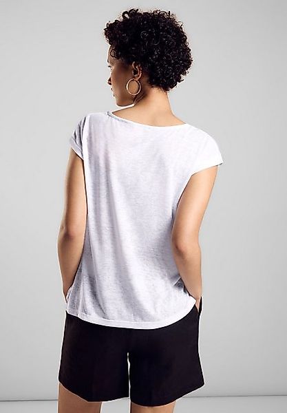 STREET ONE T-Shirt mit überschnittenen Schultern günstig online kaufen