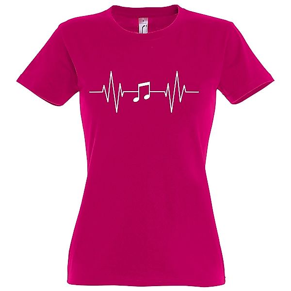 Youth Designz T-Shirt Heartbeat Musik Note günstig online kaufen