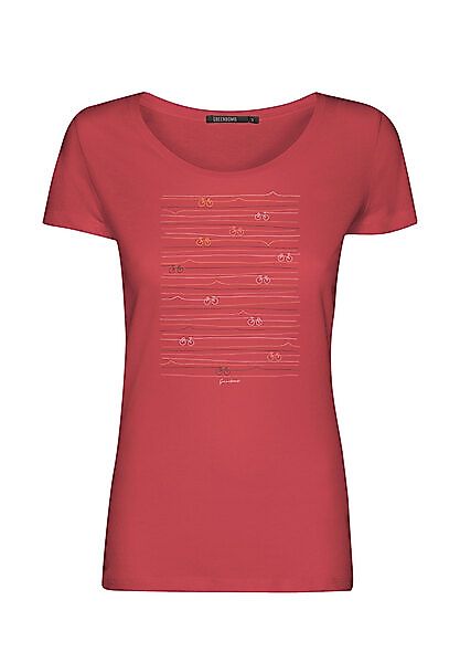 Bike Mountain Lines Loves - T-shirt Für Damen günstig online kaufen