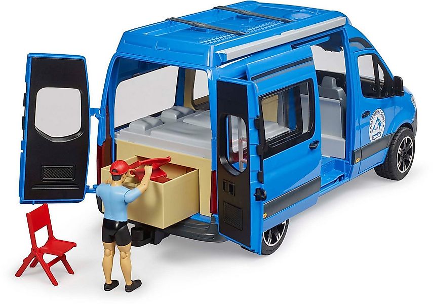 Bruder® Spielzeug-Auto Spielfahrzeug Urlaub MB Sprinter Camper mit Fahrer u günstig online kaufen