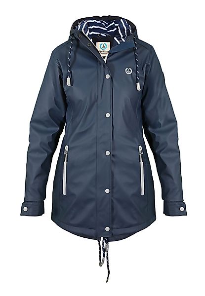 MADSea Regenjacke Friesennerz Navy maritimer Regenmantel günstig online kaufen