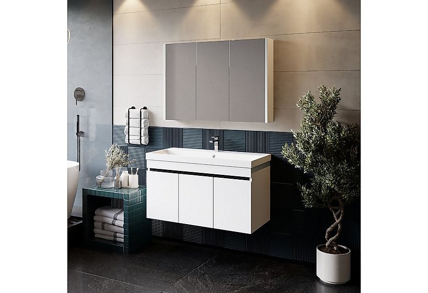 Karen Badmöbel-Set Badmöbel Set Venus, (Komplett-Set, Standartmäßig 3-Teili günstig online kaufen