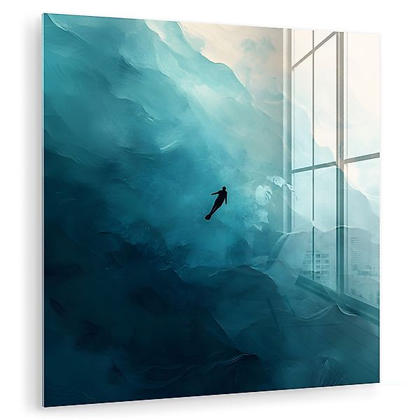 MuchoWow Acrylglasbild Meer - Silhouette - günstig online kaufen