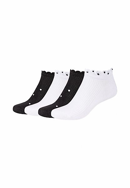 Camano Sneakersocken "Sneakersocken ca-soft mini dots 4er Pack" 4er Pack Ex günstig online kaufen