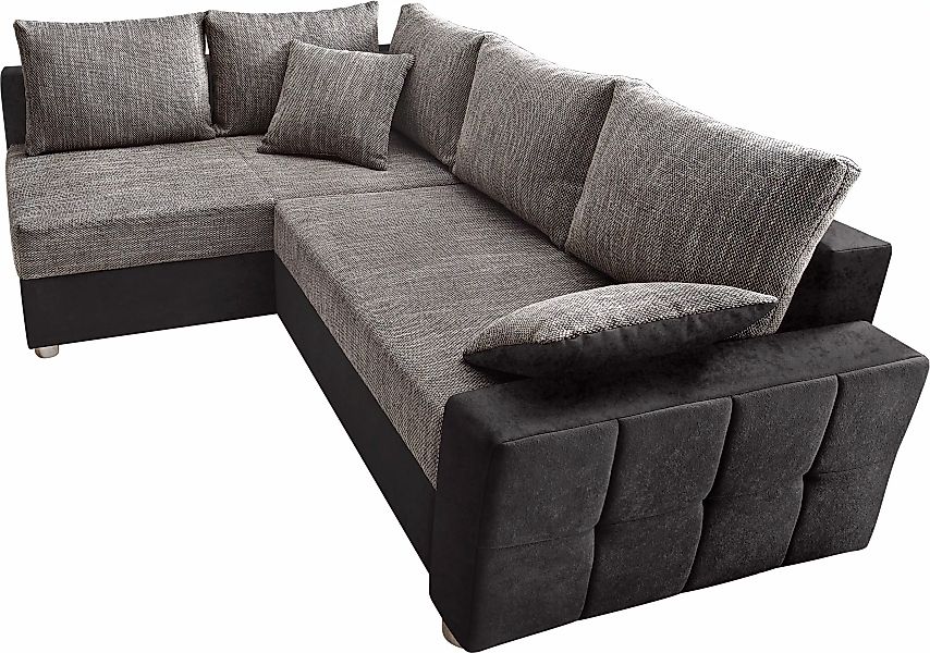 COLLECTION AB Ecksofa "Parma L-Form", mit Bettfunktion und Federkern günstig online kaufen