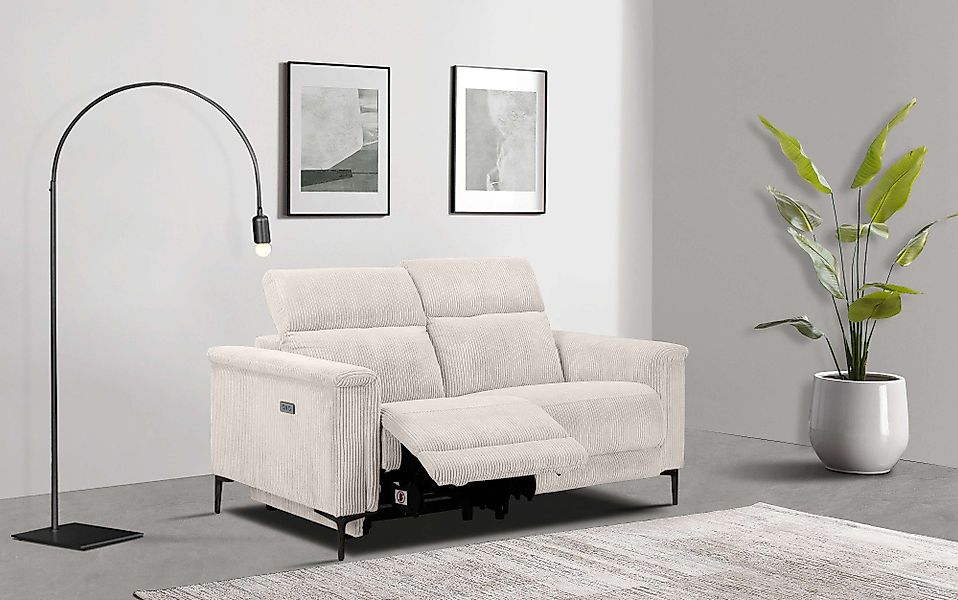 Home affaire 2-Sitzer Lund in Cord, günstig online kaufen
